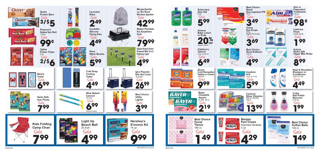 This Weeks AD Snyders Pharmacy